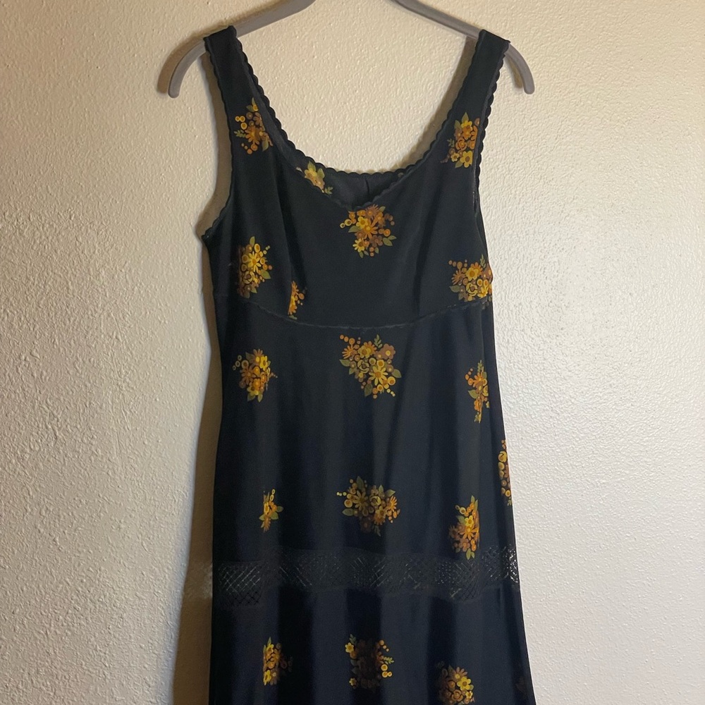 Black and Gold vintage slip